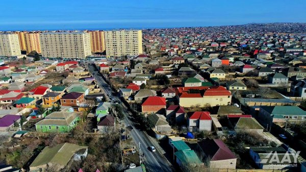 Saray qəsəbəsində Mikayıl Müşfiq küçəsi təmir edilib