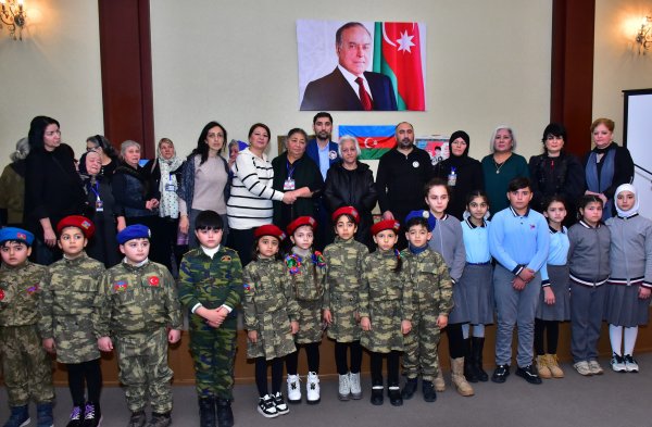 Sumqayıtda “Şəhidin ünvanı əbədiyyətdir” adlı anım tədbiri keçirilib. - FOTOLAR