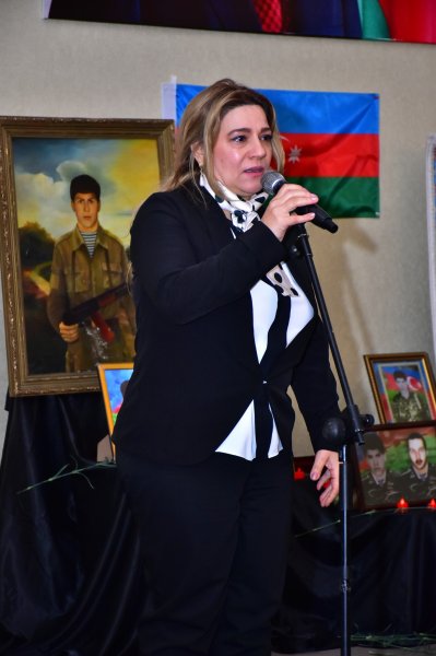 Sumqayıtda “Şəhidin ünvanı əbədiyyətdir” adlı anım tədbiri keçirilib. - FOTOLAR