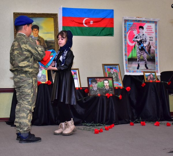 Sumqayıtda “Şəhidin ünvanı əbədiyyətdir” adlı anım tədbiri keçirilib. - FOTOLAR