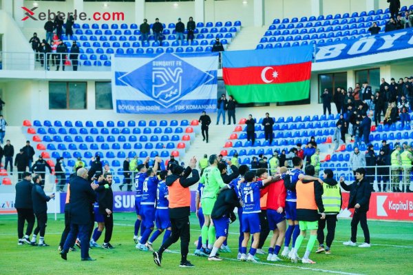 "Sumqayıt"ın uzun illərdən sonra doğma stadionda ilk qələbəsi FOTOLARDA