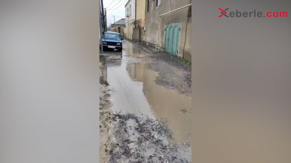 Sumqayıtda yol problemi: 76-cı məhəllənin sağalmayan yarası (Fotolar+Video)