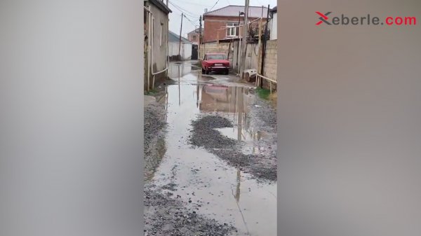 Sumqayıtda yol problemi: 76-cı məhəllənin sağalmayan yarası (Fotolar+Video)