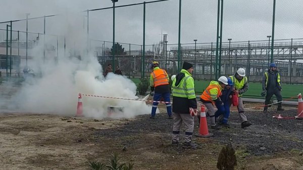 FHN-in Sumqayıt Regional Mərkəzi obyekt mülki müdafiə məşqi keçirib (video, foto)