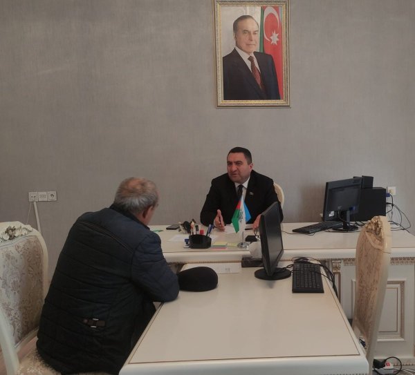 Deputat Müşfiq Məmmədli seçicilərlə görüşüb - FOTOLAR