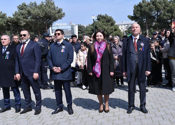 Sumqayıtda Novruz bayramı təntənəli şəkildə qeyd olunub – FOTO