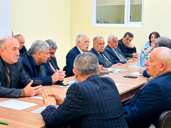 QAİ Sumqayıt nümayəndəliyi yeni ofisində ilk iclasını keçirdi-FOTO