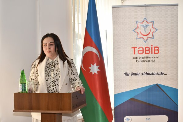 Sumqayıt Tibb Mərkəzində "Şəhidlər evə qayıdır" filminin təqdimatı keçirilib - FOTOLAR