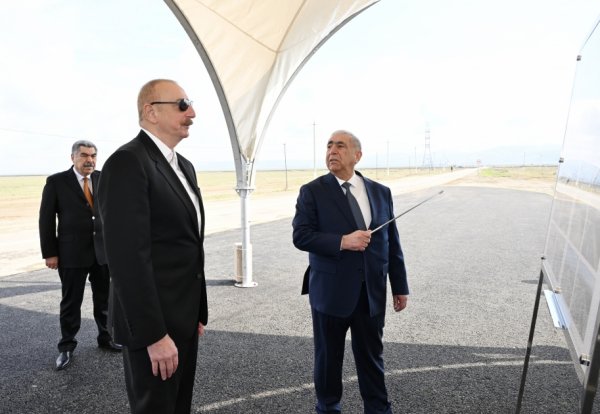 Prezident Hacıqabulda olub - FOTO