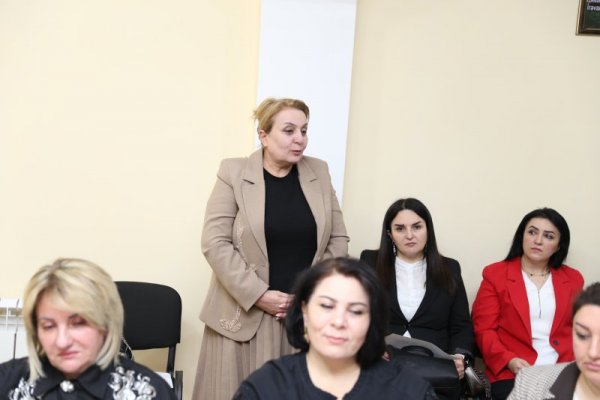 QAİ Sumqayıt Nümayəndəliyinin Qadınlar Şurası gələcək iş planını müzakirə edib-FOTOLAR