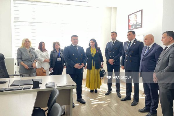 Sumqayıt şəhər prokurorluğunda “Açıq qapı günü” keçirilib - FOTOLAR
