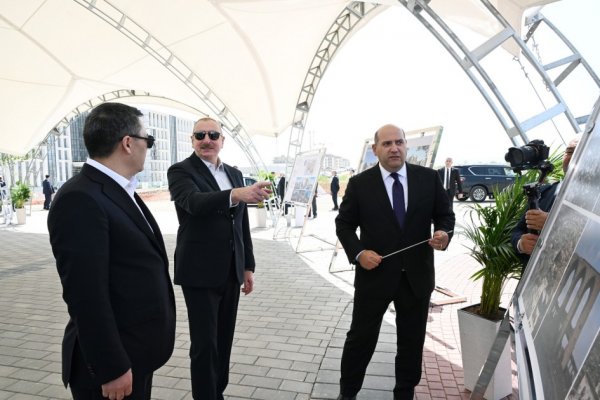 Azərbaycan və Qırğızıstan prezidentləri Ağdamda olublar - FOTOLAR