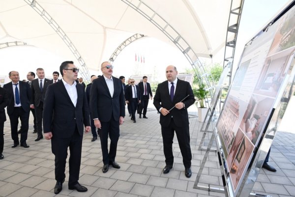 Azərbaycan və Qırğızıstan prezidentləri Ağdamda olublar - FOTOLAR