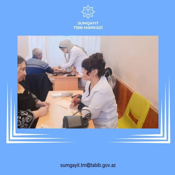Sumqayıtda tibbi aksiya keçirilib - FOTOLAR