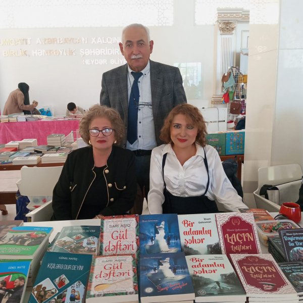 Sumqayıtda kitab sərgisinin sonuncu günüdür (FOTOLAR)