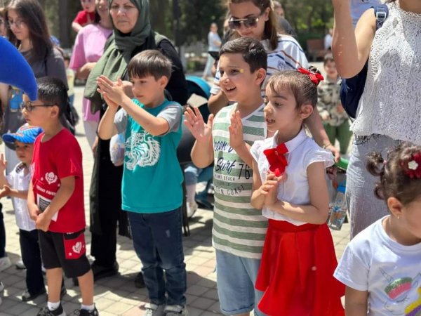 Sumqayıtda uşaqlar üçün əyləncə təşkil edildi (FOTOLAR)