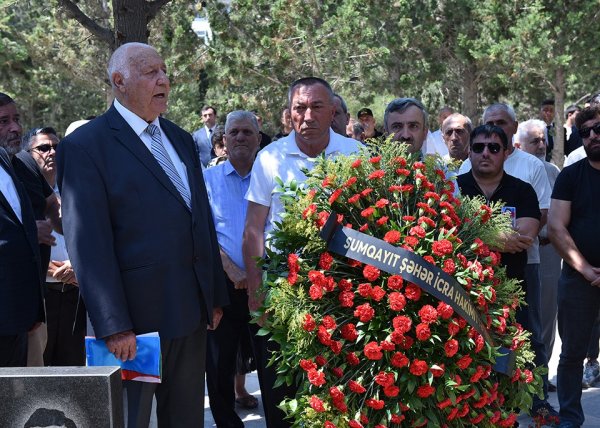 Sumqayıtda Birinci Qarabağ müharibəsinin şəhidi Elman Cavadov dəfn edilib