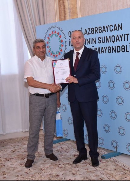 QAİ Sumqayıt nümayəndəliyinin birilliyi ilə bağlı tədbir keçirilib - FOTOLAR QAİ Sumqayıt nümayəndəliyinin birilliyi ilə bağlı tədbir keçirilib - FOTOLAR