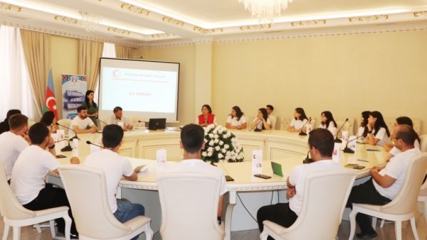 Sumqayıtda İlk yardımda - Gənc məsuliyyət layihəsinə start verildi (FOTOLAR)