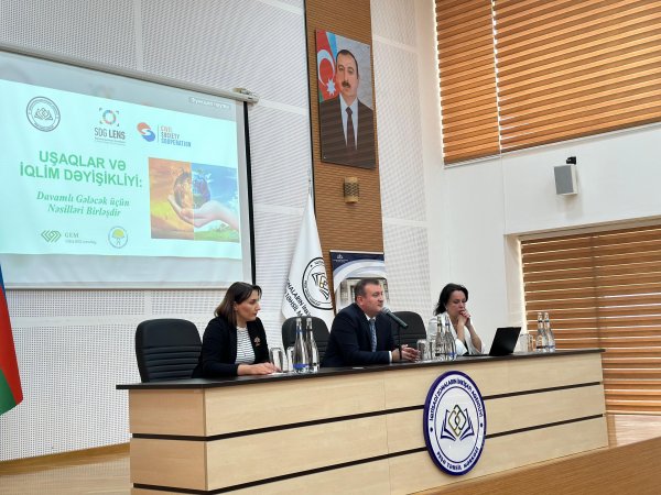  Peşə Təhsil Mərkəzində İqlim Dəyişikliyi ilə bağlı tədbir keçirilib