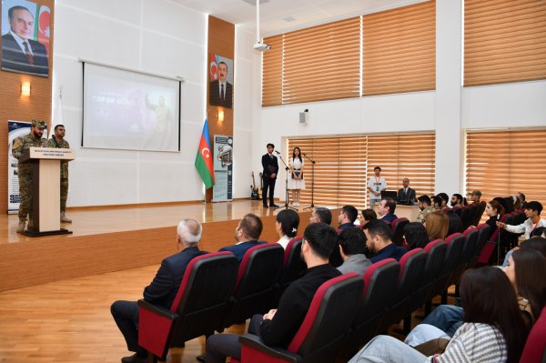 İZİA-nın Peşə Təhsil Mərkəzində Zəfər Günü ilə bağlı tədbir keçirilib İZİA-nın Peşə Təhsil Mərkəzində Zəfər Günü ilə bağlı tədbir keçirilib