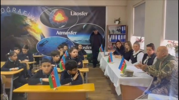 Bakıda məktəbin sinif otağına şəhidin adı verildi Bakıda məktəbin sinif otağına şəhidin adı verildi