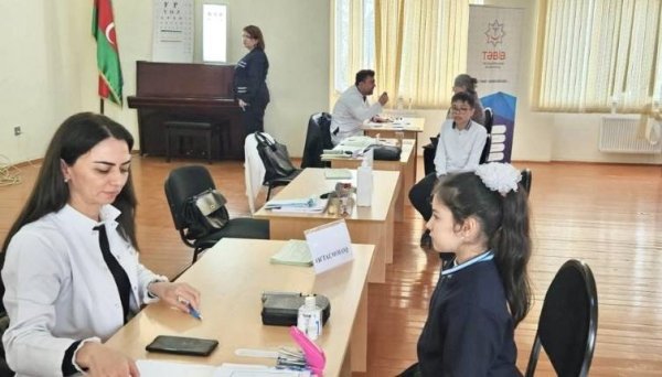 Sumqayıt Tibb Mərkəzi Hacı Zeynalabdin qəsəbəsində 120 vətəndaşı oftalmoloji müayinədən keçirdi - FOTO