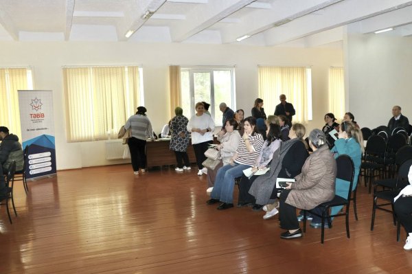 Sumqayıt Tibb Mərkəzi Hacı Zeynalabdin qəsəbəsində 120 vətəndaşı oftalmoloji müayinədən keçirdi - FOTO