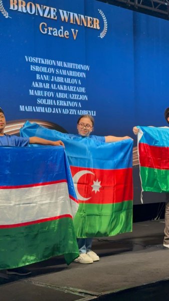 Sumqayıtlı şagird beynəlxalq olimpiadada daha bir uğur qazandı