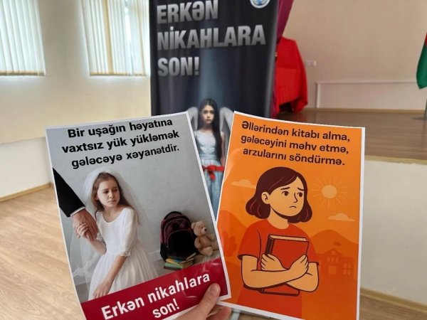 Sumqayıtda  "Erkən Nikahlara  Son" mövzusunda  tədbir keçirilmişdir