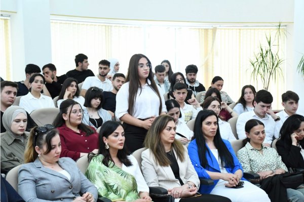 Sumqayıtda  “Gənclik və qadınların gücü: Hüquqi dövlət və suverenlik uğrunda” mövzusunda tədbir keçirilib - FOTOLAR