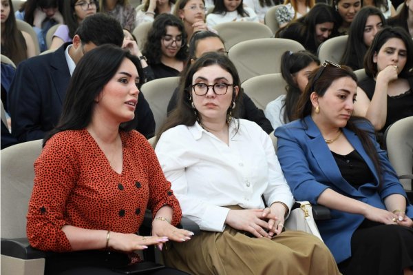 Sumqayıtda  “Gənclik və qadınların gücü: Hüquqi dövlət və suverenlik uğrunda” mövzusunda tədbir keçirilib - FOTOLAR