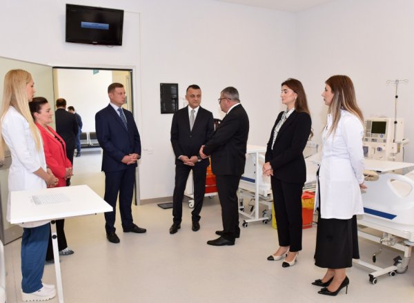 Sumqayıt Tibb Mərkəzində yeni Hemodializ şöbəsi fəaliyyətə başlayıb