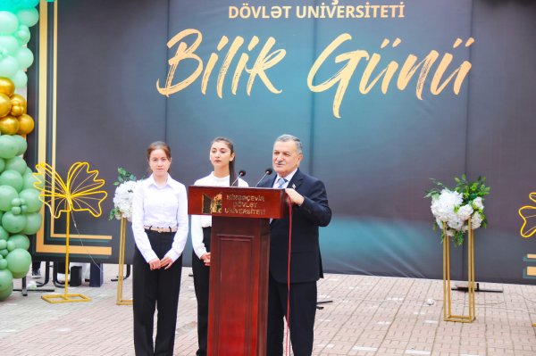 Mingəçevir Dövlət Universitetində Bilik Günü təntənəli şəkildə qeyd olunub (FOTO)
