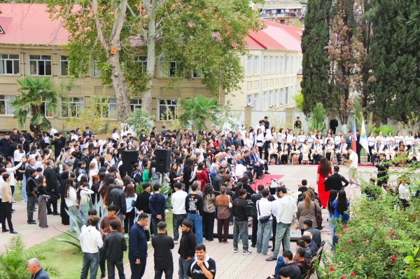 Mingəçevir Dövlət Universitetində Bilik Günü təntənəli şəkildə qeyd olunub (FOTO)