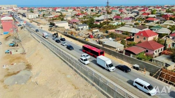 Sumqayıt şəhərini Saray körpüsü ilə birləşdirən yolla bağlı son vəziyyət
