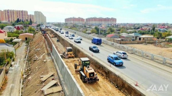 Sumqayıt şəhərini Saray körpüsü ilə birləşdirən yolla bağlı son vəziyyət
