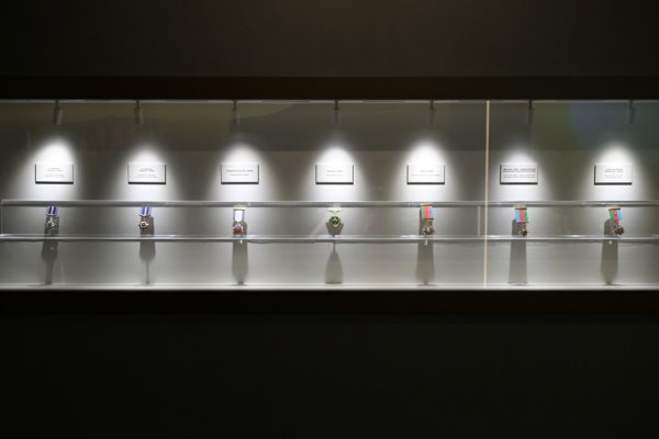 Prezident və birinci xanım Zəfər muzeyinin açılışını etdilər - FOTOLAR