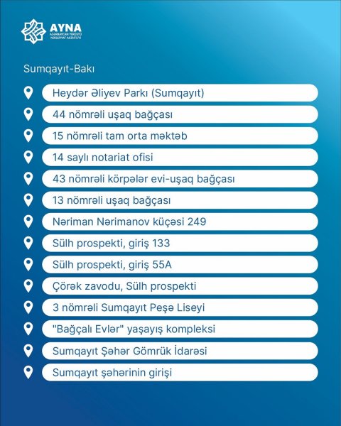 Sumqayıtdan Bakıya gələcək yeni marşrutun dayanacaq məntəqələri - FOTOLAR