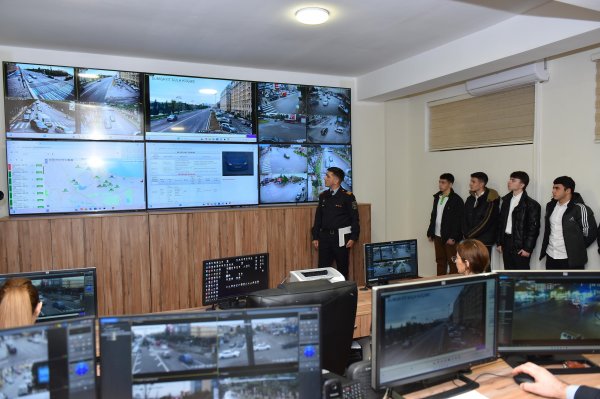 Sumqayıt məktəbliləri polisin xidməti ilə yaxından tanış olublar - VİDEO