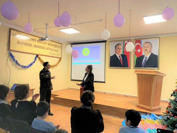 FHN xüsusi təhsil məktəbində maarifləndirmə tədbiri keçirib (video, foto)