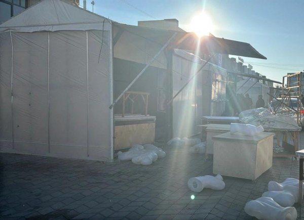 Sumqayıtda qanunsuz quraşdırılmış 11 köşk sökülüb